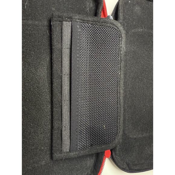 Nintendo Switch Carry Case Travel Mario Bowser Red w/‎ Black Zipper - Picture 4 of 4